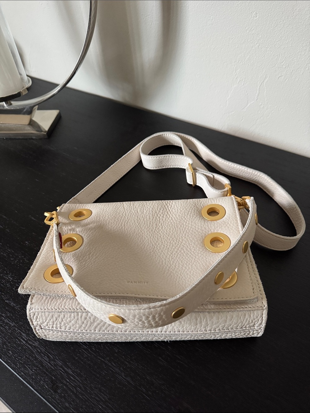 Hammitt MONTANA Clutch Calla Lily White Leather
